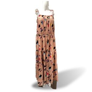 Spaghetti strap maxi dress